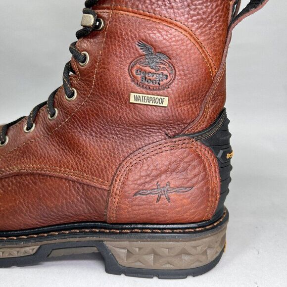 Georgia‎ Men\'s Size 8 Carbo-Tec LT Waterproof Lacer Work Boots main image 10